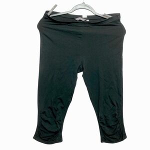 Marisfrolg Ruched Leggings Pants Womens Size 40 Black 165/72A Capri